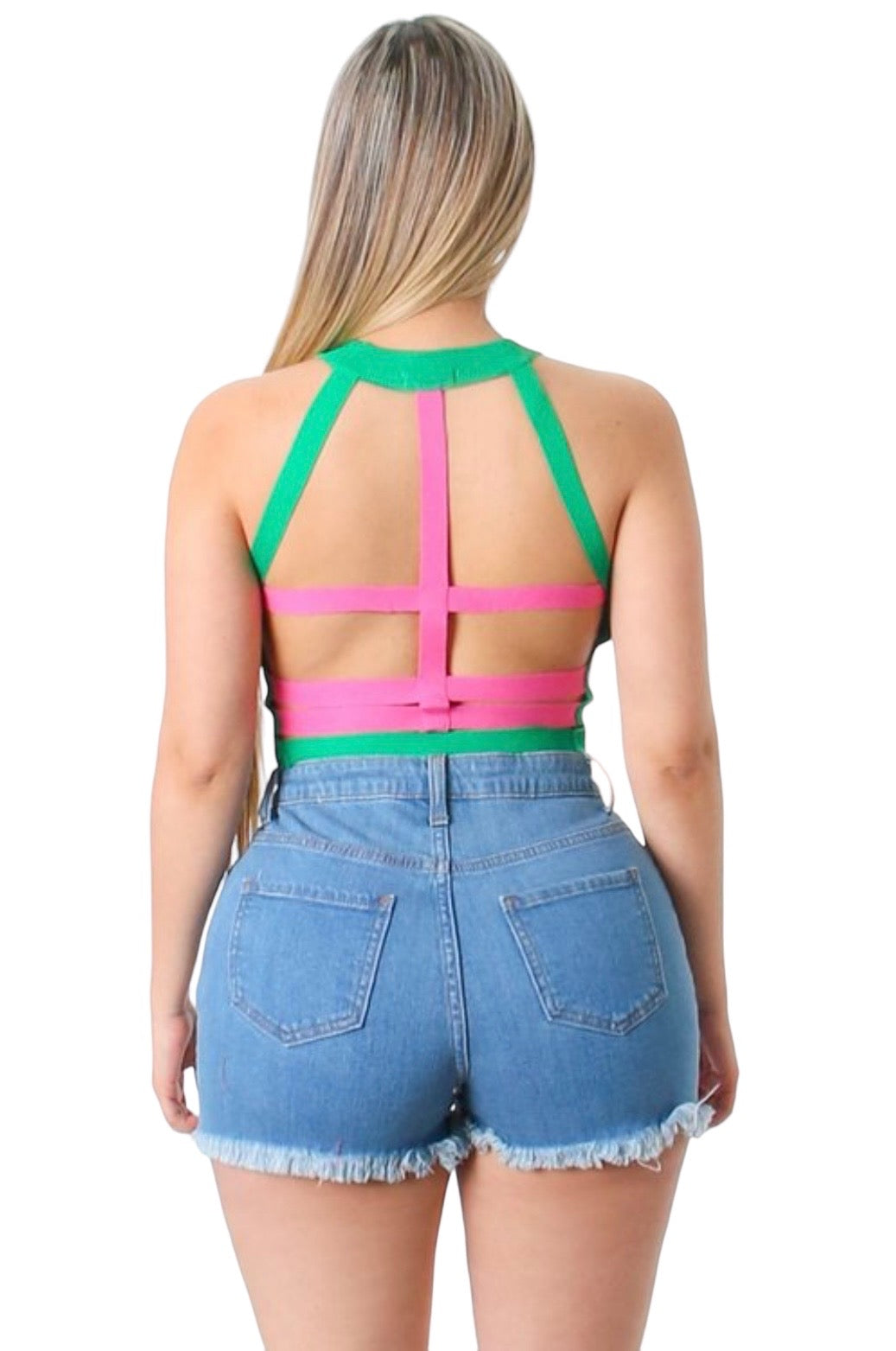 BACK STORY TOP - GREEN